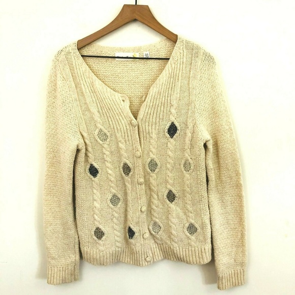 Anthropologie Sweaters - Charlie & Robin Anthropologie Diamond Knit Sweater